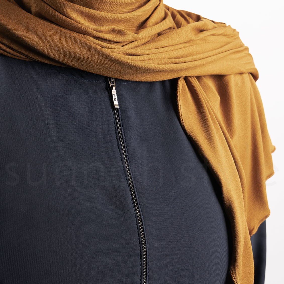 Sunnah Style Plain Closed Abaya Navy Blue